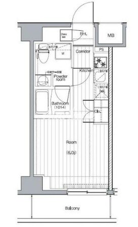 プレミアムキューブG西大井の物件間取画像